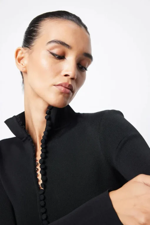 Mossman - MAYFAIR LONG SLEEVE TOP (BLACK)