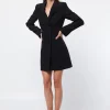 Mossman - MEET AGAIN BLAZER DRESS (BLACK)