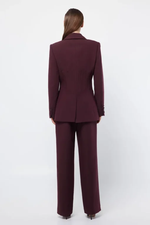Women Mossman - MEET AGAIN BLAZER (Burgundy) FINAL SALE