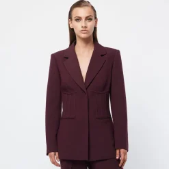 Women Mossman - MEET AGAIN BLAZER (Burgundy) FINAL SALE