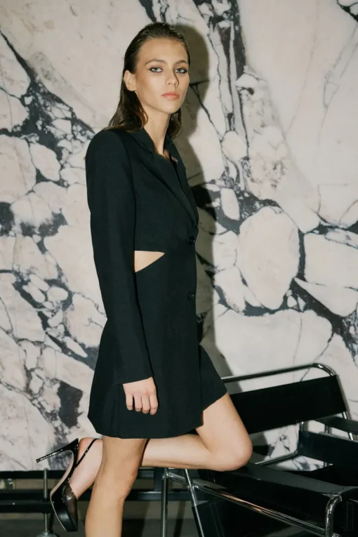 Mossman - MEET AGAIN BLAZER DRESS (BLACK)