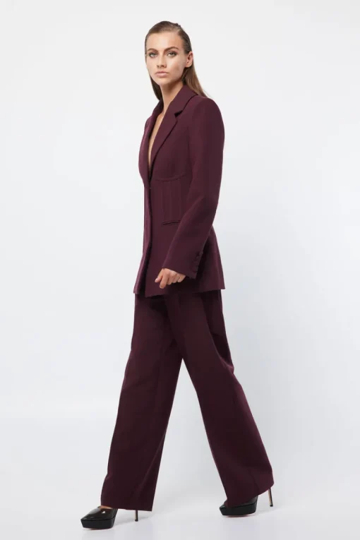 Women Mossman - MEET AGAIN BLAZER (Burgundy) FINAL SALE