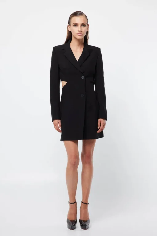 Mossman - MEET AGAIN BLAZER DRESS (BLACK)