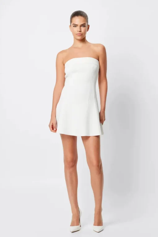 Mossman - MONACO MINI DRESS (WHITE)