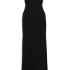 Mossman - MONACO OFF SHOULDER MIDI DRESS (BLACK)