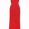 Mossman - MONACO OFF SHOULDER DRESS (RED)