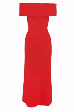 Mossman - MONACO OFF SHOULDER DRESS (RED)