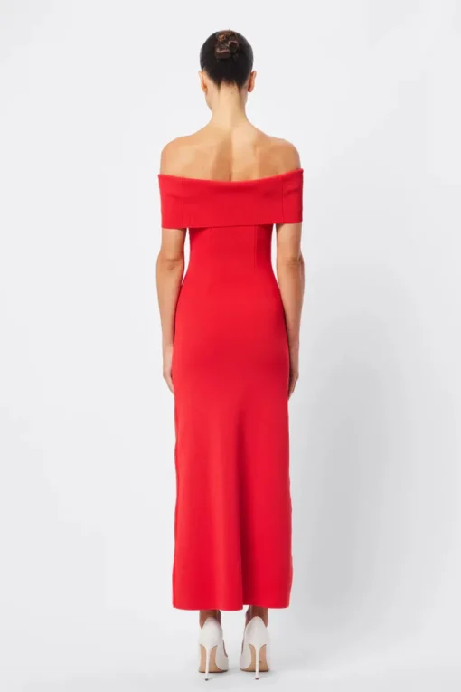 Mossman - MONACO OFF SHOULDER DRESS (RED)