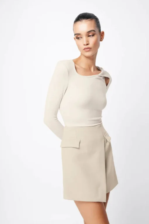 Women Mossman - ON MY WAY MINI SKIRT (NATURAL)