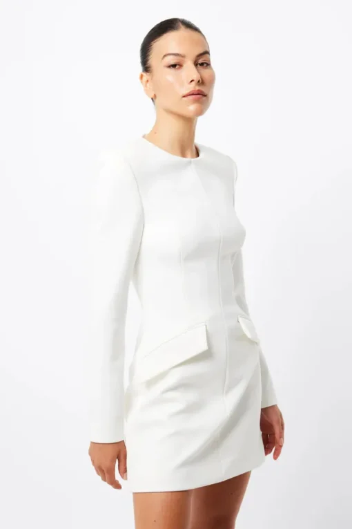 Mossman - PARALLEL MINI DRESS (WHITE)