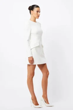 Mossman - PARALLEL MINI DRESS (WHITE)