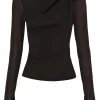 Mossman - PUNCTURED TOP (CHOCOLATE)