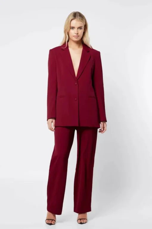 Women Mossman - Ride This Out Blazer (Crimson)