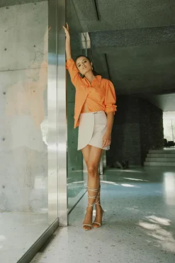 Mossman - Spectrum Mini Skirt (Natural)