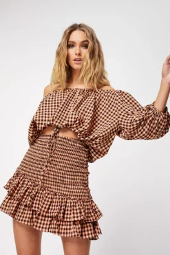 Mossman - The Checked Out Skirt