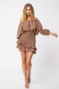 Mossman - The Checked Out Skirt
