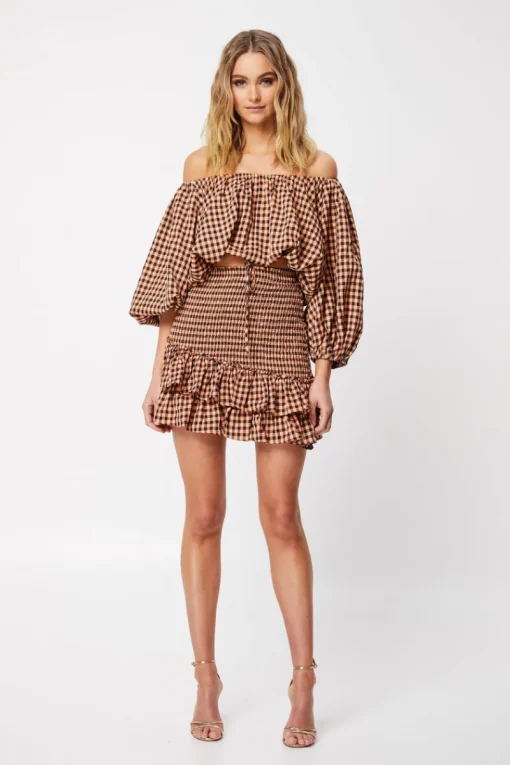 Mossman - The Checked Out Skirt