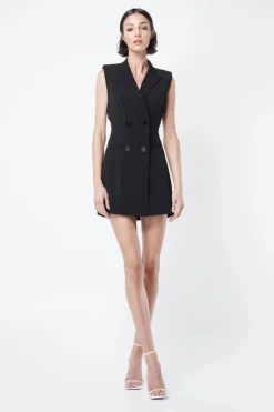 Mossman - The Como Blazer Dress (Black)