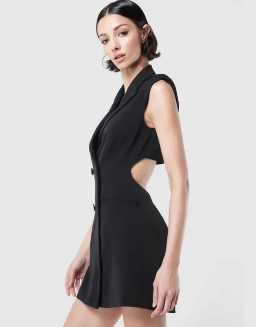 Mossman - The Como Blazer Dress (Black)
