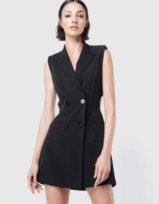 Mossman - The Como Blazer Dress (Black)