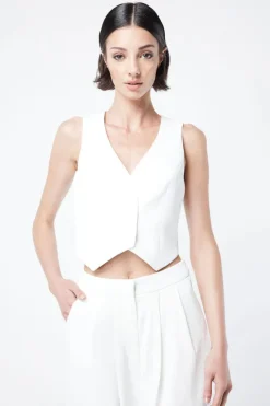 Mossman - The Como Vest (white)