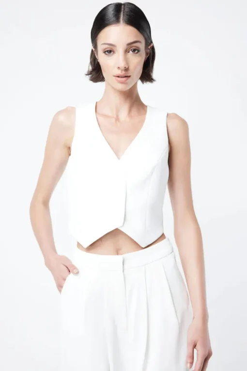 Mossman - The Como Vest (white)