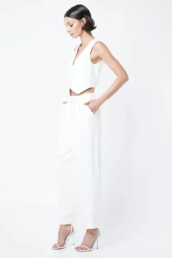 Mossman - The Como Vest (white)