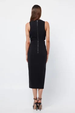 Women Mossman - The Embrace Midi Dress (Black) FINAL SALE