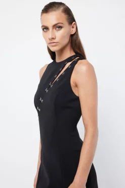 Women Mossman - The Embrace Midi Dress (Black) FINAL SALE