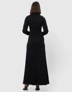 Mossman - The Fifth Knit Maxi Dress (Black)