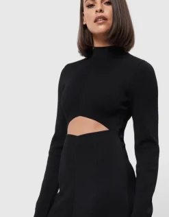 Mossman - The Fifth Knit Maxi Dress (Black)