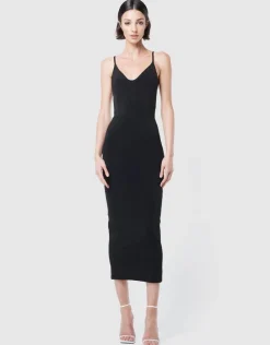 Mossman - The Praiano Maxi Dress (Black)