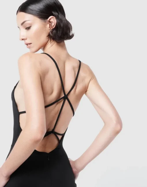 Mossman - The Praiano Maxi Dress (Black)