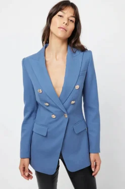 Women Mossman - The Signature Blazer (Steel Blue)