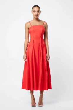 Mossman - THE SKYLINE MAXI DRESS (RED)