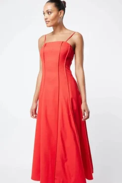 Mossman - THE SKYLINE MAXI DRESS (RED)