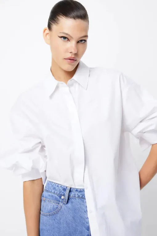 Women Mossman - TIE BREAKER SHIRT (WHITE)