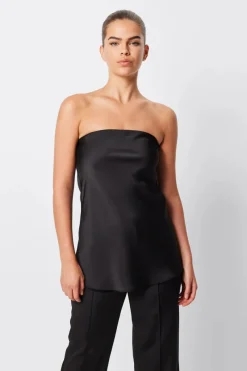 Mossman - TOULOUSE STRAPLESS TOP (BLACK)