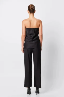 Mossman - TOULOUSE STRAPLESS TOP (BLACK)