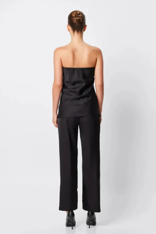 Mossman - TOULOUSE STRAPLESS TOP (BLACK)