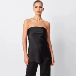Mossman - TOULOUSE STRAPLESS TOP (BLACK)