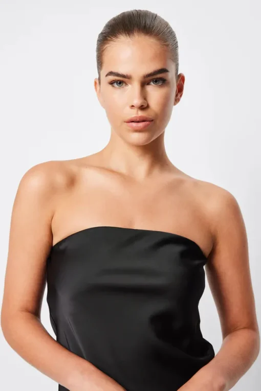 Mossman - TOULOUSE STRAPLESS TOP (BLACK)