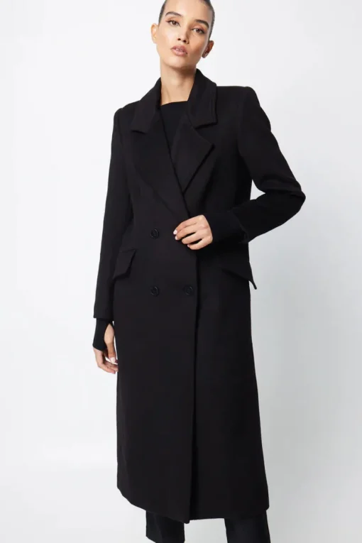 Mossman - TRAFALGAR COAT (BLACK)