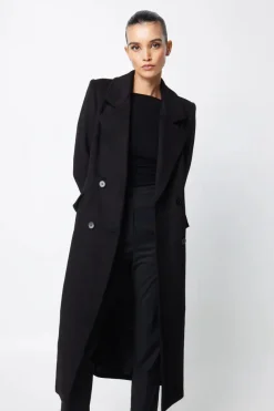 Mossman - TRAFALGAR COAT (BLACK)