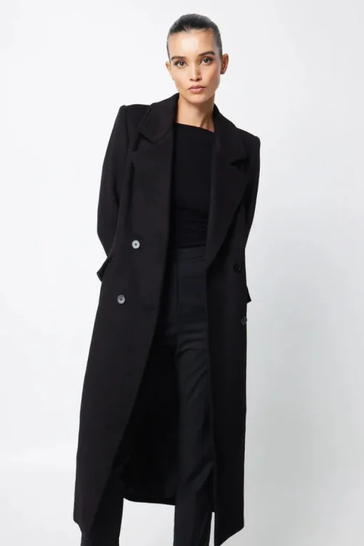Mossman - TRAFALGAR COAT (BLACK)