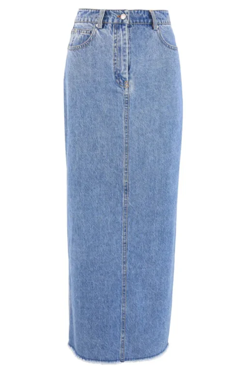 Women Mossman - VACANT MAXI SKIRT (DENIM)
