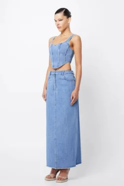 Women Mossman - VACANT MAXI SKIRT (DENIM)