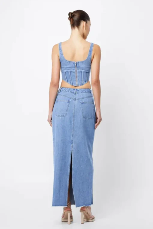 Women Mossman - VACANT MAXI SKIRT (DENIM)