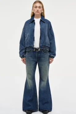 neuw denim - DENIM BOMBER JACKET (JET)
