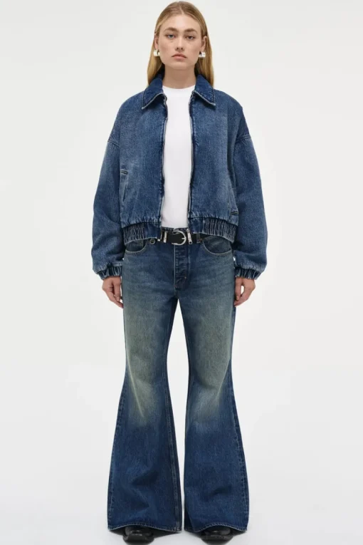 neuw denim - DENIM BOMBER JACKET (JET)